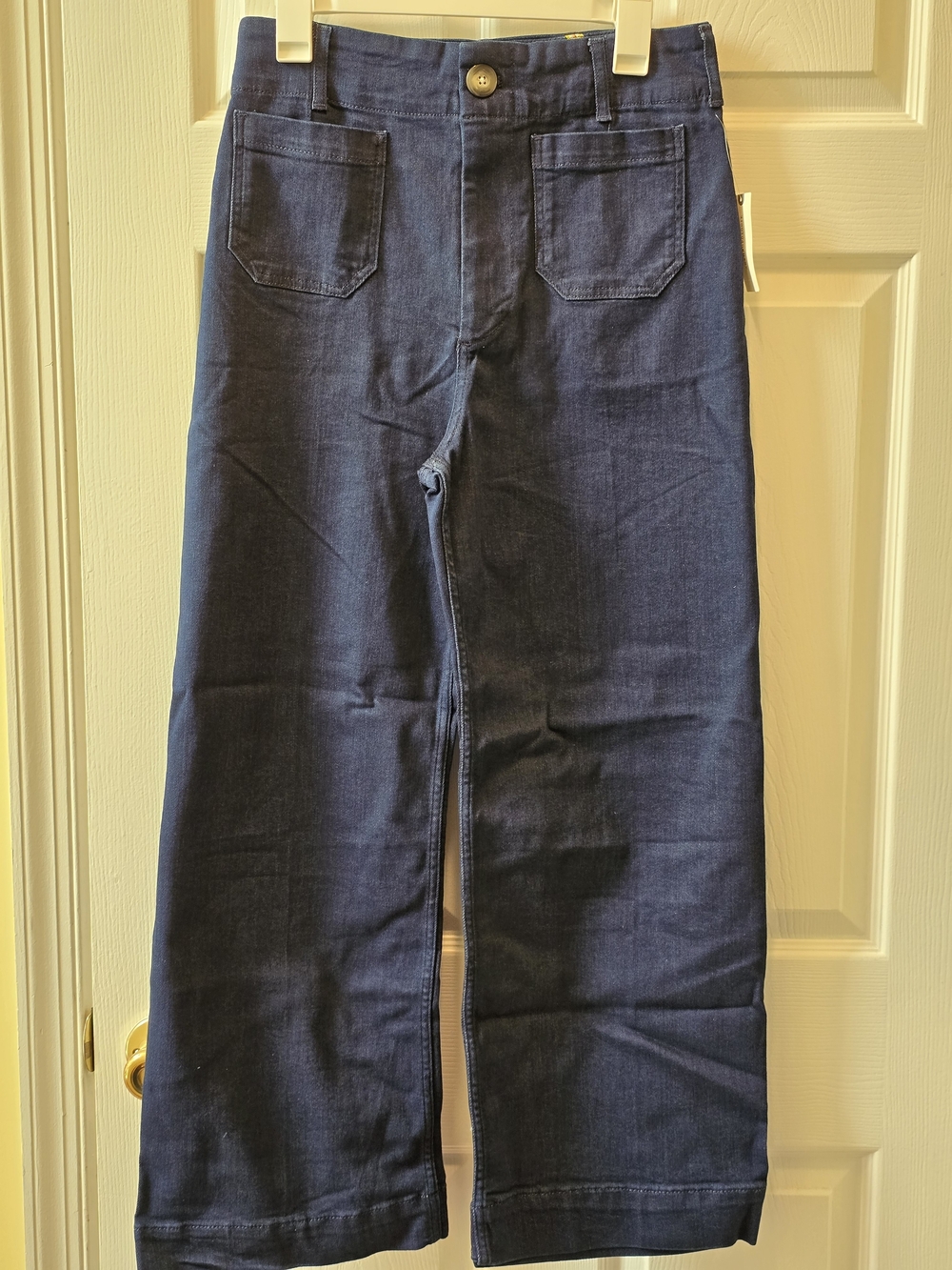 NWT Maeve Colette Dark Blue Denim Wide-Leg Jeans - 30 Tall